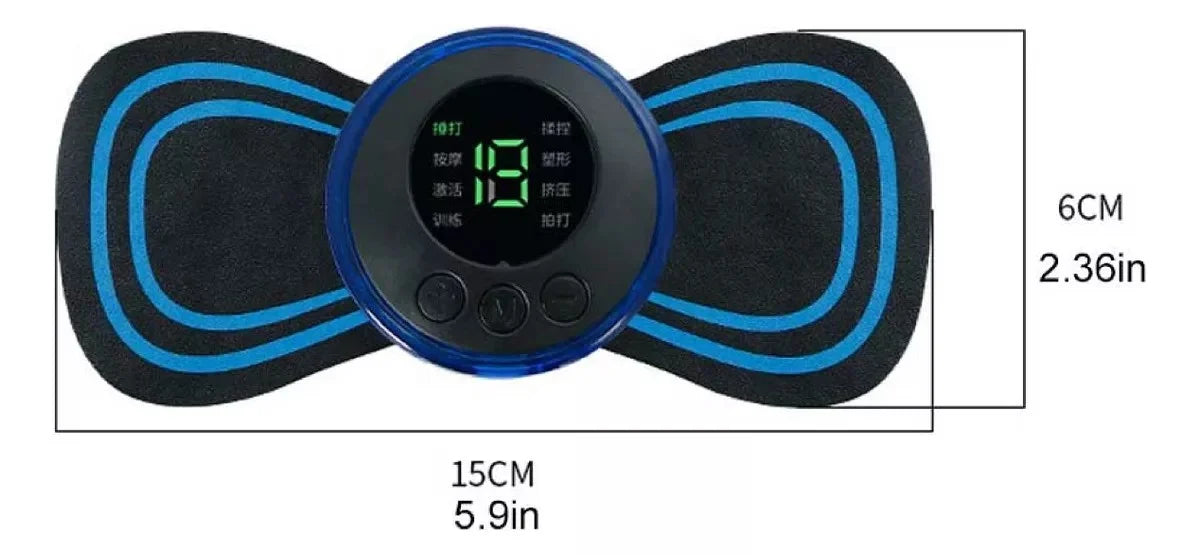 ✨ Parche Mariposa Masajeador – Relajación al instante ✨