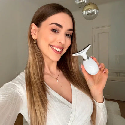 💆‍♀️Masajeador Facial Cuello Antiarrugas✨🌸 Adiós arrugas, hola piel radiante