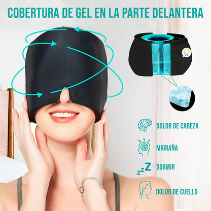 Gorro de Gel Terapéutico para Migraña y Dolor de Cabeza – Alivio Rápido y Efectivo🥶