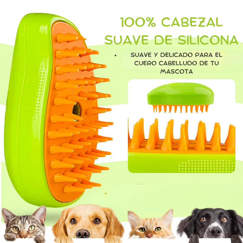 🐾 CEPILLO / PEINE A VAPOR PARA MASCOTAS 🐶😺❤️ (OFERTA)