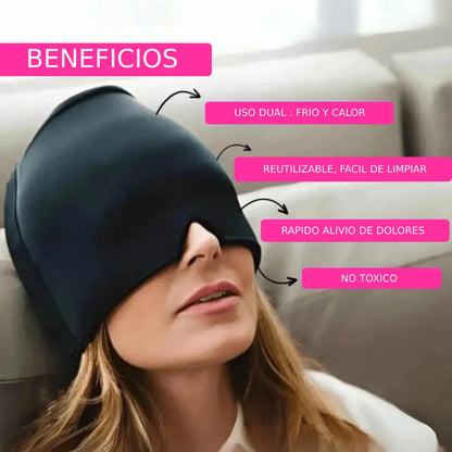 Gorro de Gel Terapéutico para Migraña y Dolor de Cabeza – Alivio Rápido y Efectivo🥶