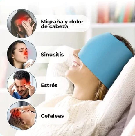 Gorro de Gel Terapéutico para Migraña y Dolor de Cabeza – Alivio Rápido y Efectivo🥶