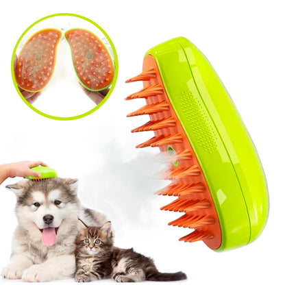 🐾 CEPILLO / PEINE A VAPOR PARA MASCOTAS 🐶😺❤️ (OFERTA)