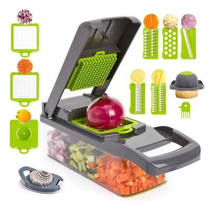 Picadora de verduras multifunciona🌟 Picadora de Verduras Multifuncional – Cocina rápida y divertida 🌟