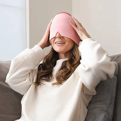 Gorro de Gel Terapéutico para Migraña y Dolor de Cabeza – Alivio Rápido y Efectivo🥶