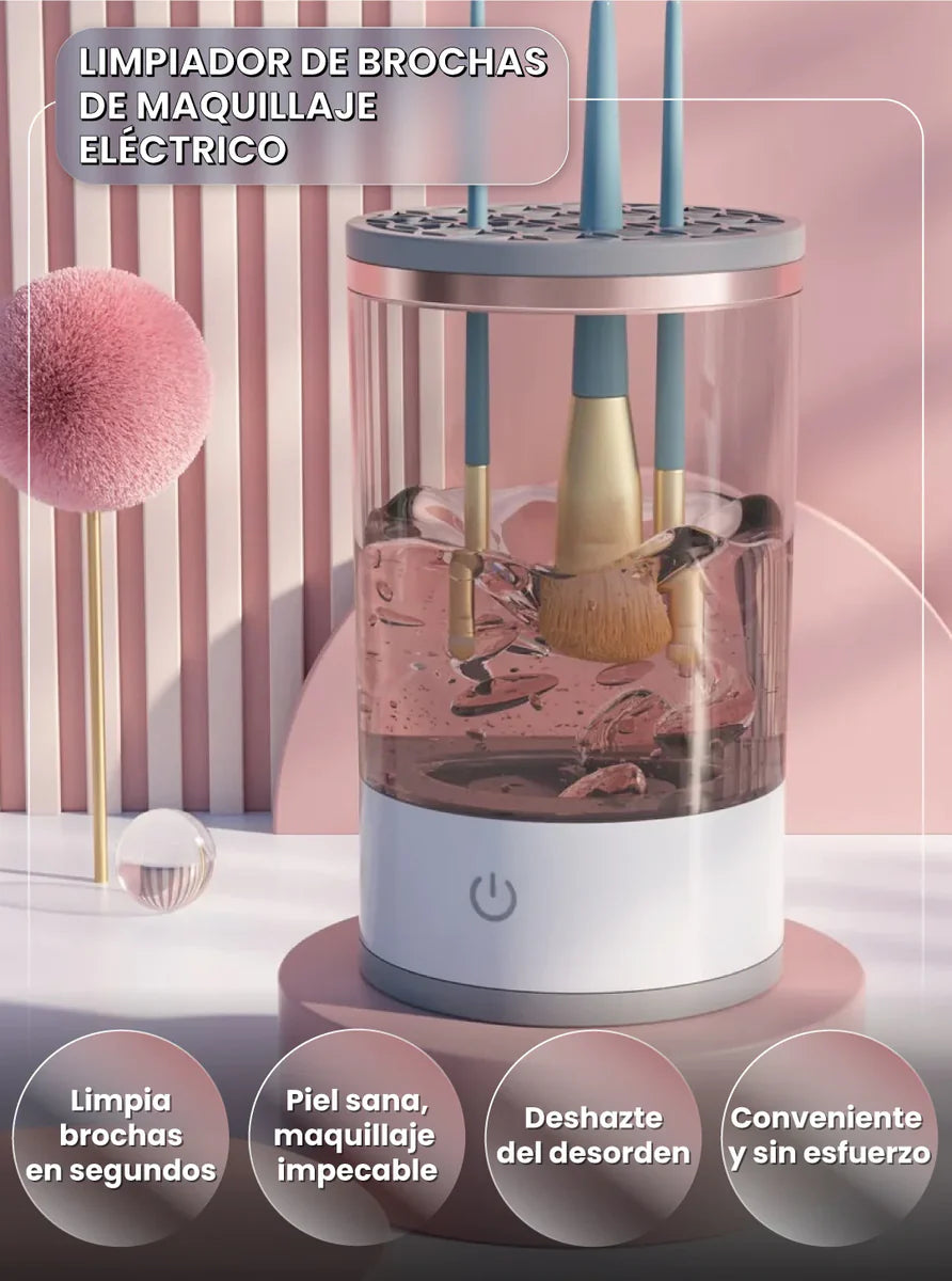 ✨ Limpiador de Brochas Eléctrico – Tu aliado para un maquillaje impecable ✨